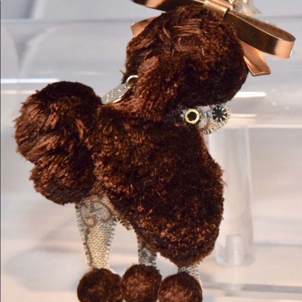GUCCI Authentic Poodle bag Charm Keychain